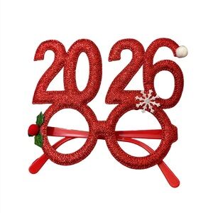 2026 Christmas Res Glasses Creative Digital Funny New Year Party